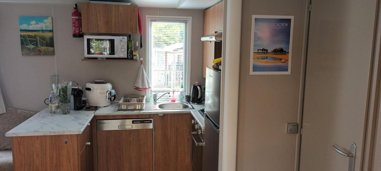 Mobilhome Tout Confort Les Viviers Lège-Cap-Ferret Dış mekan fotoğraf